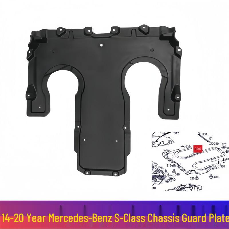 

S-Class W222 Transmission & Engine Parts: S320, S350, S400, S450, S500L Splash Guard. Transmission Guard RWD 18-20