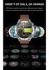 Smartwatch with TWS Bluetooth Earbuds, 1.52'' IPS Screen, Wake-Up Feature, Dual Call, AI Voice T95