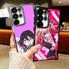 Anime D-Danganronpa Plating Phone Case For Samsung Galaxy S24 S25 FE S26 Edge S23 Ultra S22 S21 Plus S20 Anti-Fall Airabag Cover