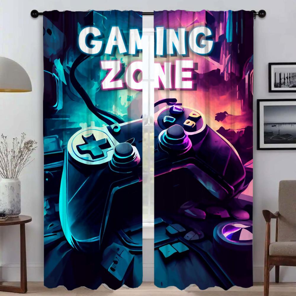 Blackout Curtains Camera Play Stations Window Curtain Room Panel Home Interior Partition Blinds Shades Living Made Of Polyester Washable