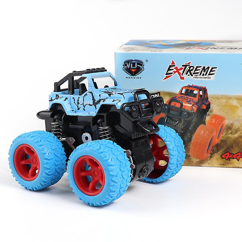

Pull Back Car, 2 части игрушечной машины монстра Мини-фрикционный автомобиль с ударопрочной пружиной и резиновым колесом Подарок игрушки для раннего образования (синий и оранжевый)