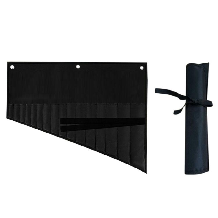 Organized Tool Pouch Reinforced 600D Cloth Fabric For Long Lasting Durability Wrench Roll Organizer Bag