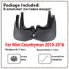 Car MudFlaps For Mini Countryman R60 2010~2016 Cooper Accessories 4x Auto Mud Flaps Wheel Fender Guards Splash Protect