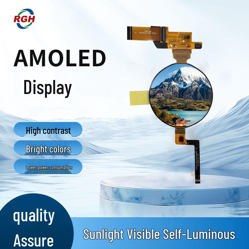 1.72" AMOLED Display, 466x466 Resolution, MIPI Interface, 700 nits Brightness CO5300