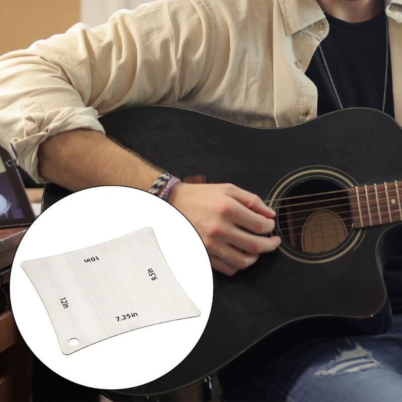 Guitar Fingerboard Measuring Tool Guitar Fingerboard Saddles Nut Radius Gauge Luthier Tools for Guitar, Bass, Ukulele