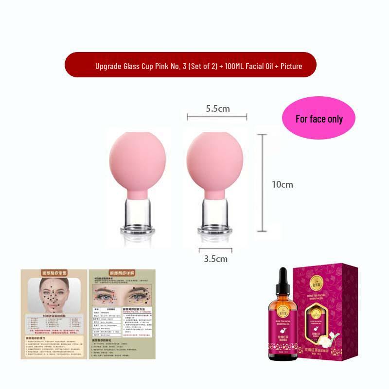 Facial Gua Sha Cupping Massage Device - Convenient PVC Sphere Vacuum Beauty Cup
