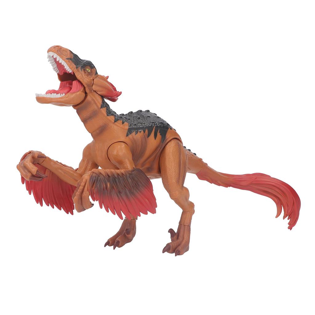 Realistic Dinosaur Toy Roar Effect Educational Plastic Pyroraptor Action Figure for Boys Kids Type