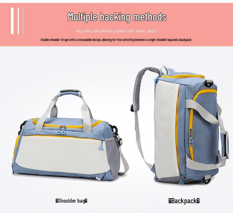 Multifunctional Wet-Dry Separation Fitness Tote – Large Capacity Travel and Storage Bag