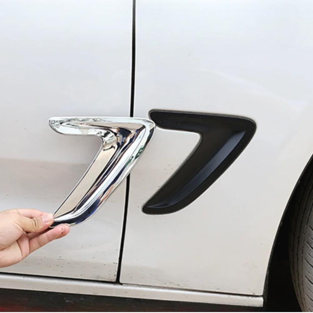 2pcs For BMW 3 Series F30 2013 - 2018 Car Side Wing Air Flow Fender Grill Outlet Intake Vent Trim High Quality ABS Durability