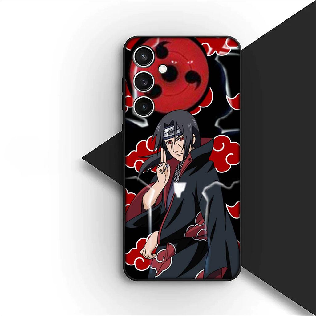 Cover for Samsung Galaxy S24 S25 S23 FE Ultra Plus S7 Edge S25+ S23+ A56 5G Casing Phone Case Narutos Akatsuki Uchiha Itachi Galaxy A56 5G