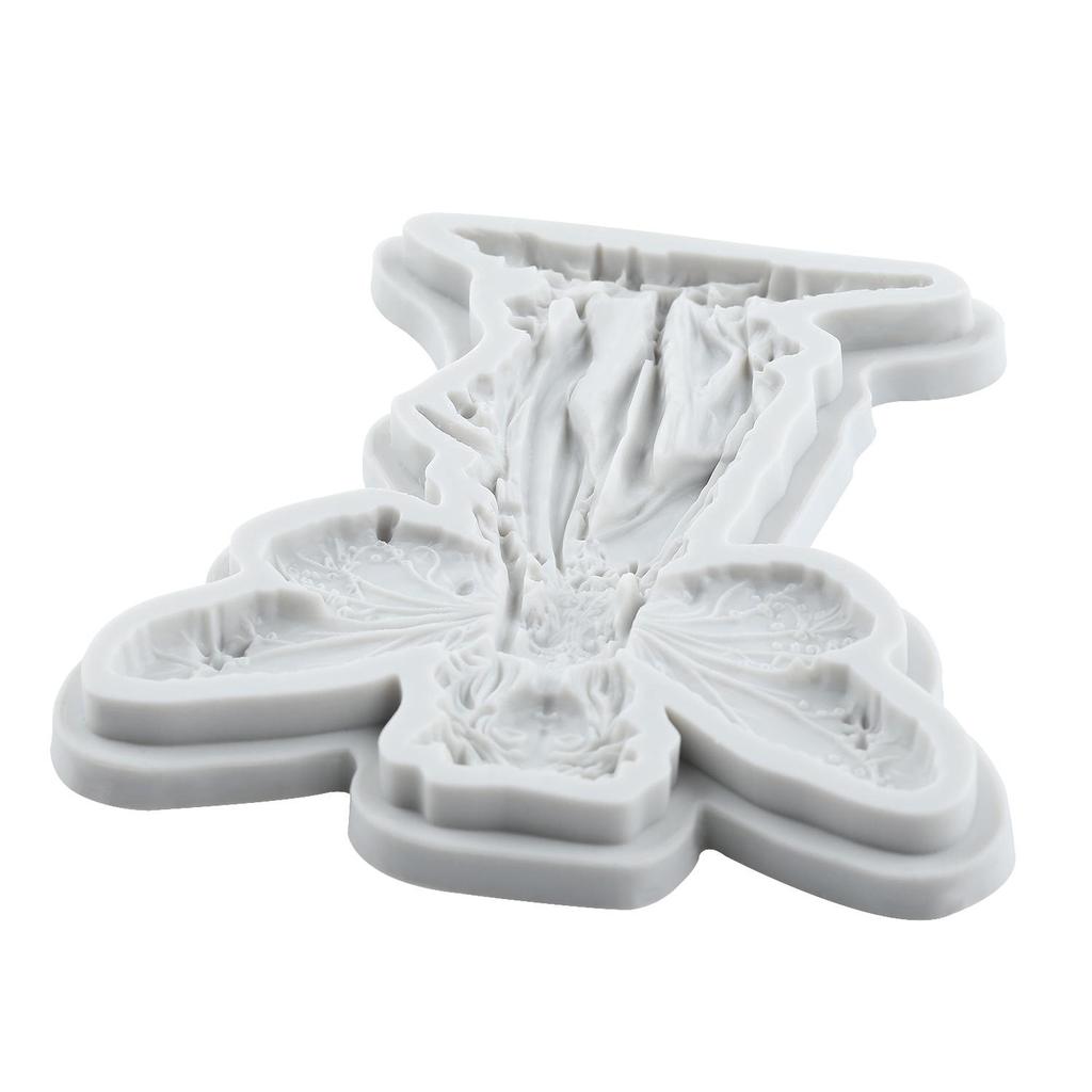 Butterfly Fairy Silicone Mold Flower Fairy Fondant Molds Cake Decorating Tools Theme Cake Dessert Decorated Chocolate Candy Mold