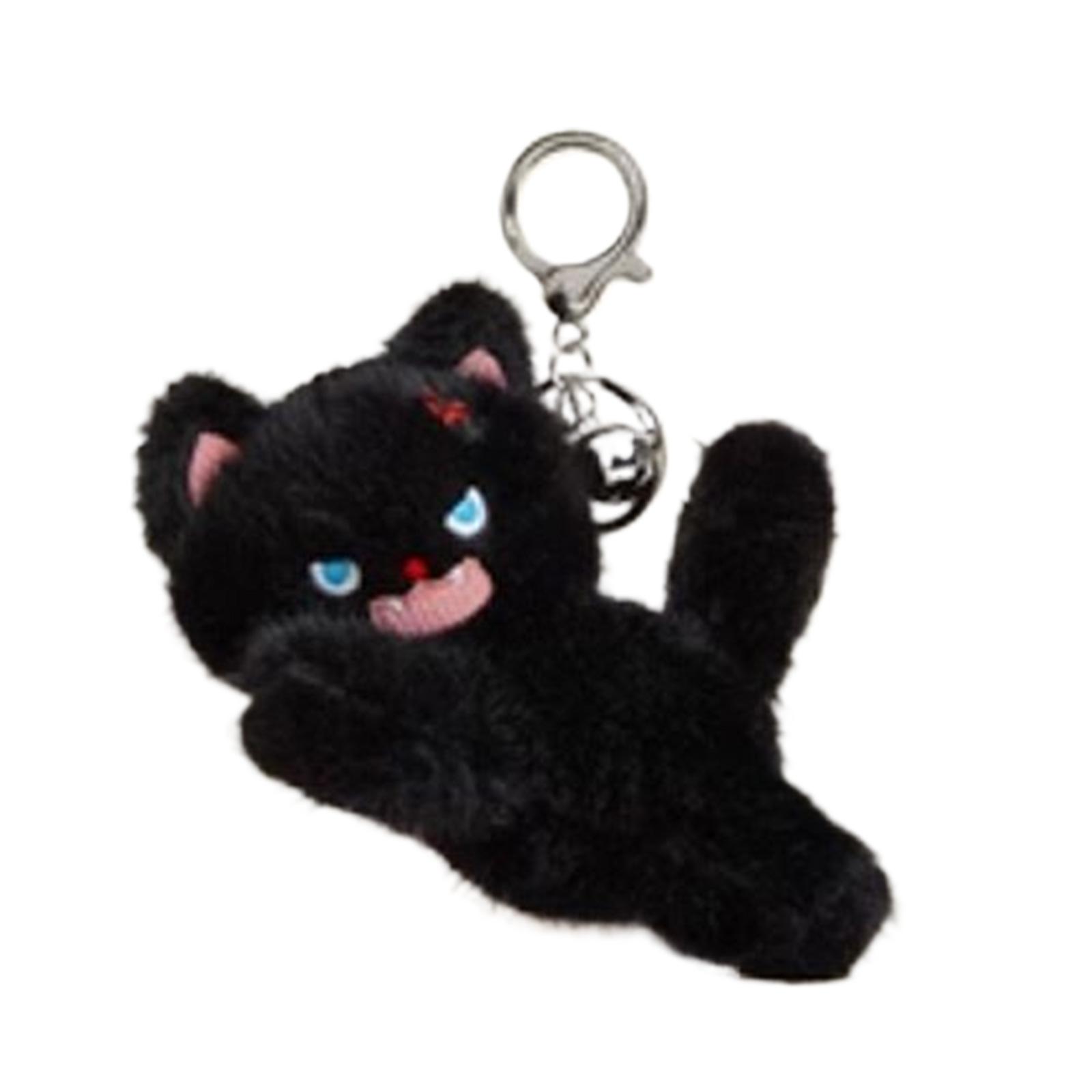 

Cat Keychain Charm Kitten Keyring Charm Pendant Bag Keyring Hanging Ornament Cell Phone Charm Decorations for Girls 3