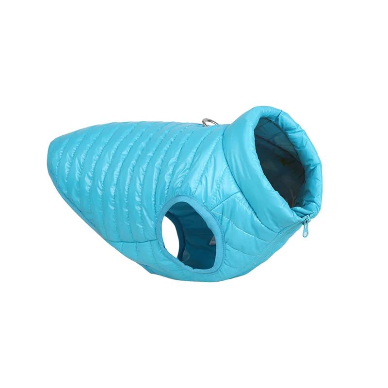 Padded Dog Coat Cold Weather Warm Fleece Lining Puffy Dog Jacket Vest Waterproof Windproof Dog Apparel for Small Large Puppies
