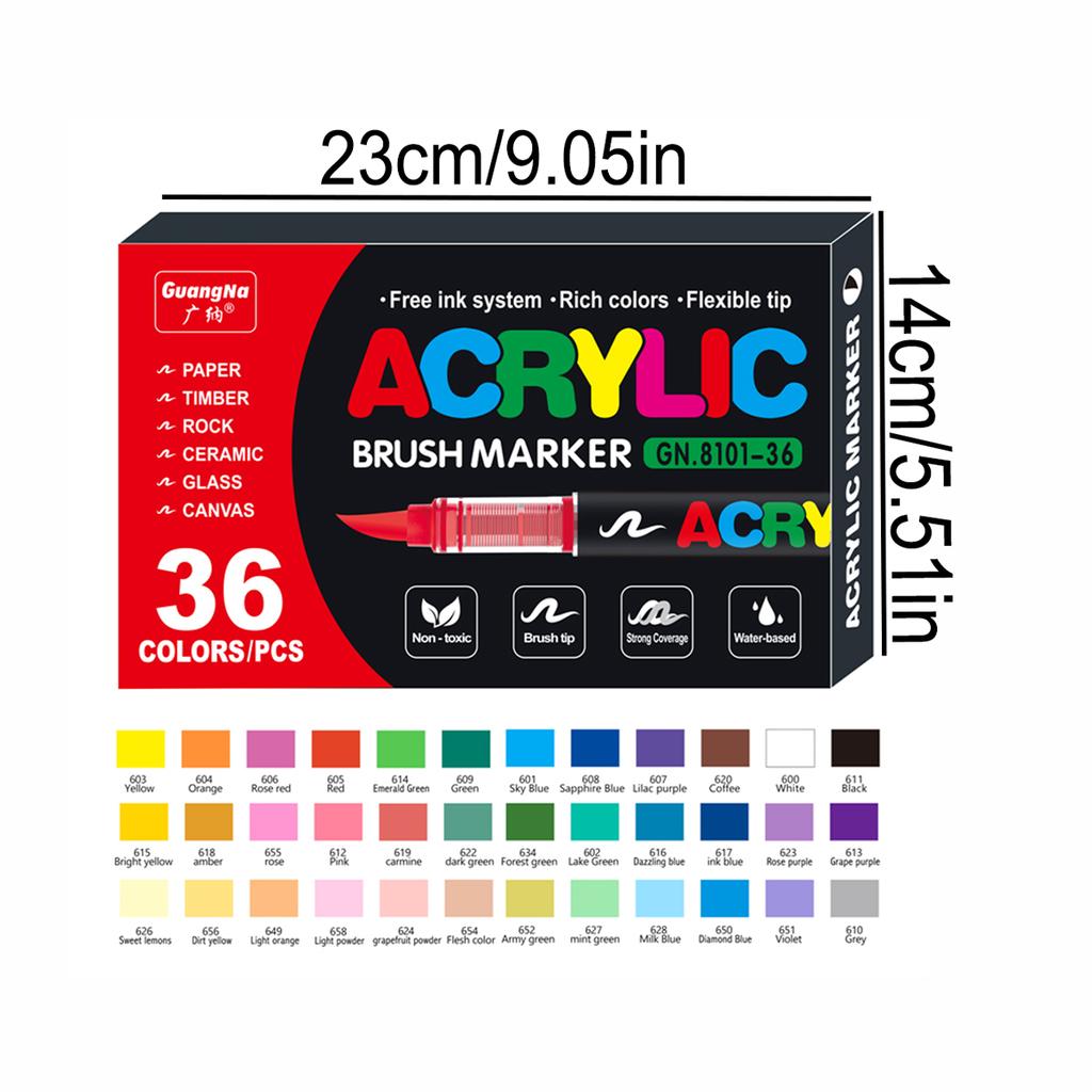 168/120/72/60/48/36/24/12 colors/box Artist Marker Set Direct Liquid Acrylic School Office Decoration Gift and Artwork Coloring