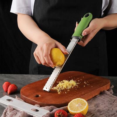 Fruit Grater Lemon Zester with Non-Slip Handle Sharp Blade Design Food Preparation Cheese Grater Kitchen Slicer Accessories