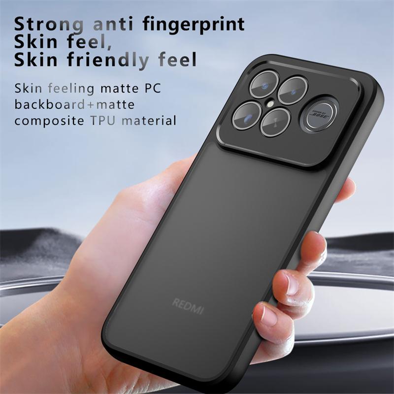 Translucent Matte Phone Case For Xiaomi Poco F8 Ultra Anti-knock Matte Back Cover For Poco F8 Pro Case For Poco F8 Ultra Case