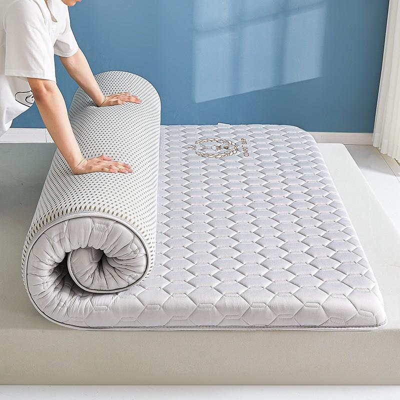 Natural Latex Mattress Pad Single Bed Dormitory Home Use Anti-Slip Tatami Sleep Mat 6cm 9cm Thickness