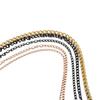2-5m/lot 1.2-4.0mm Stainless Steel Gold Necklaces Chains Bulk Jewellery Chains For DIY Jewelry Making Findings Accessories