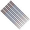5Pairs Reusable Chopsticks Anti Slip Design Exquisite Pattern Light Comfortable Washable Chopsticks for Parties Weddings