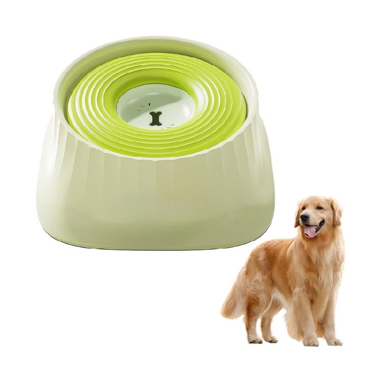 

Floating Pet Water Bowl Spill Prevention Durability Leak Resistant Dog Drinking Bowl for Various Dog Size Home Camping зелений