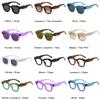 SHAUNA Fashion Irregular Square Jelly Color Sunglasses Women Clear Gradient Shades UV400 Men Trending Unique Sun Glasses