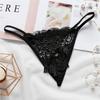 Cute Lace Girl Panties Hollow Water-soluble Embroidered Pure Desire Thong Low Waist Sexy Thin Belt High Value T-pants