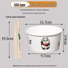 Bei Yipin Disposable Panda Paper Bowls with Chopsticks
