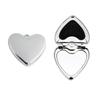 Mini Heart-Shaped Folding Mirror and Comb with Air Cushion Massage