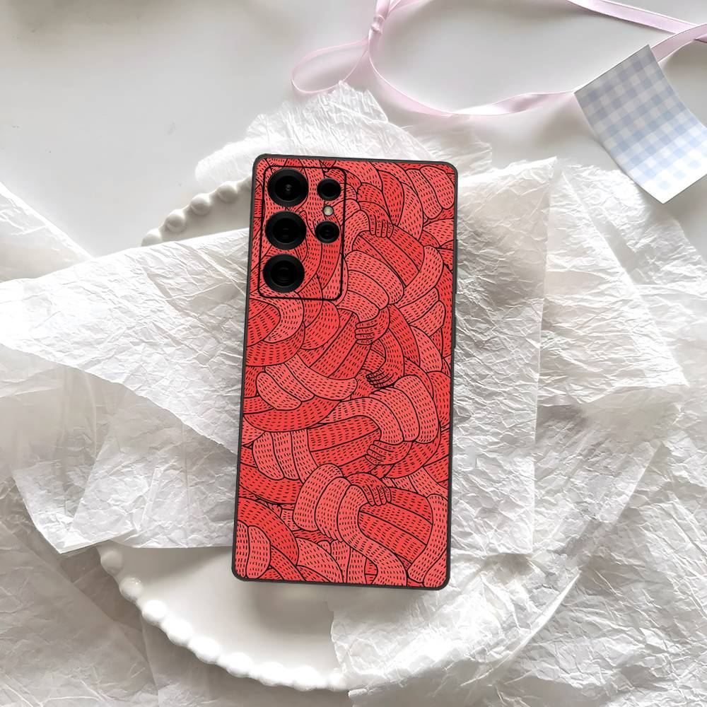 Polly Nor Print Phone Case For Samsung S 24 Fe 25 Ultra Plus 20 Lite 21 30 22 23 24 22 Ultra 5G Fundas