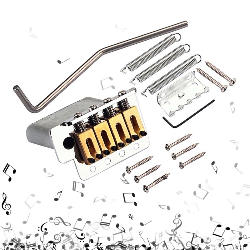 4 String Cigar Box Guitar Tremolo Bridge Kit for Four-Stringed Instruments