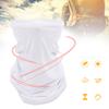 Outdoor MultiPurpose Scarf Breathable UV   Face Cover Headband Washable(Black )