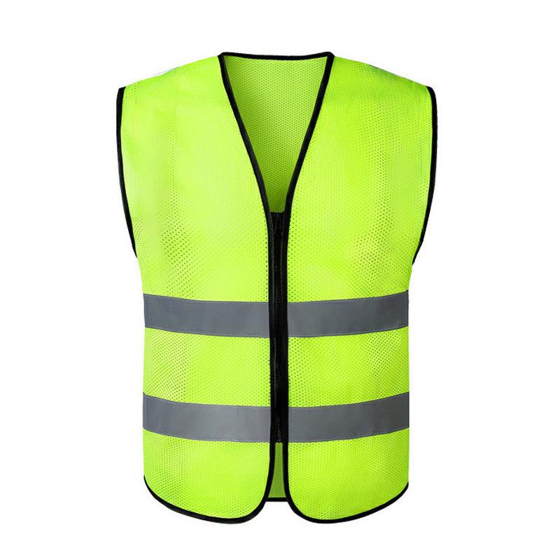 Reflective Multi-Pocket Safety Vest for Traffic, Construction, Cycling, and Sanitation.
