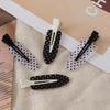 Minimalist Polka Dot Hair Clips No Crease Seamless Hairpins No Bend Headdress Head Side Clip for Women Girls