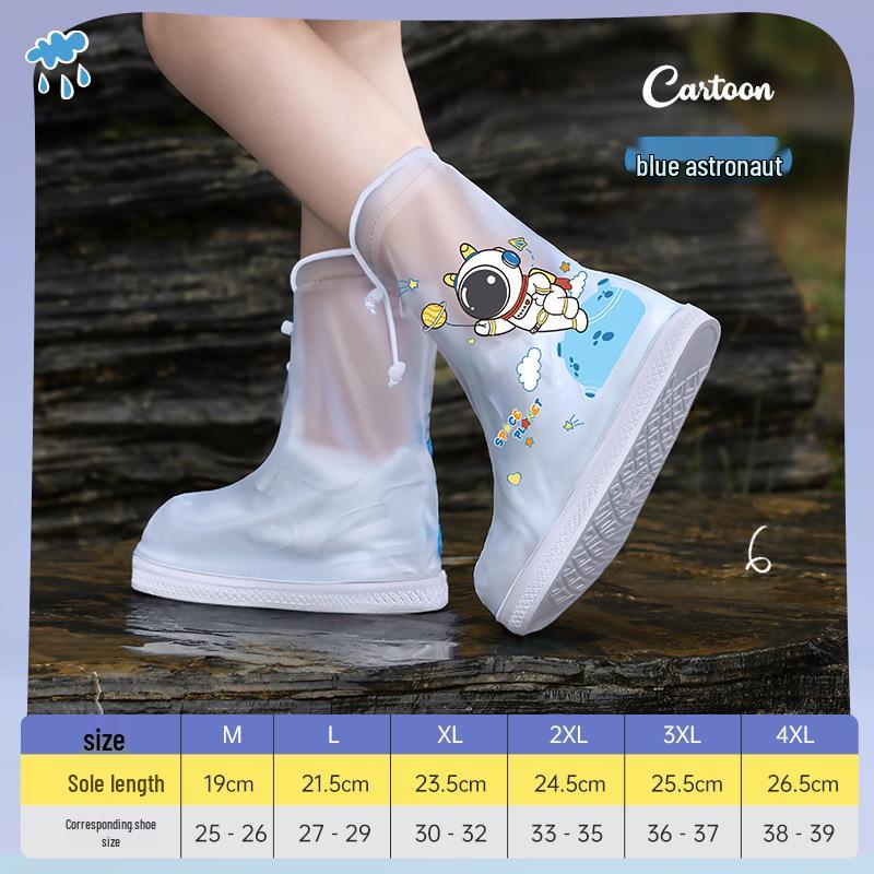 

Подготовьтесь к красоте Водонепроницаемые детские дождевые бахилы - Нескользящие, износостойкие бахилы для мальчиков и девочек 2XL (33-35)