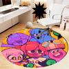 Jelly Jamm Printed Round Rug Carpet Chair Rug Area Rug Entryway Doormats,for Office Chair Living Room Bedroom Kitchen Room.