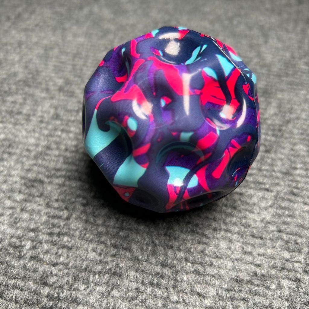 Moon Shaped Pu Foam Bouncy Ball Stress Relief Fidget Toy Soft Anti Stress High Bouncing Ball Squeeze Toy Kids Outdoor Sport Game