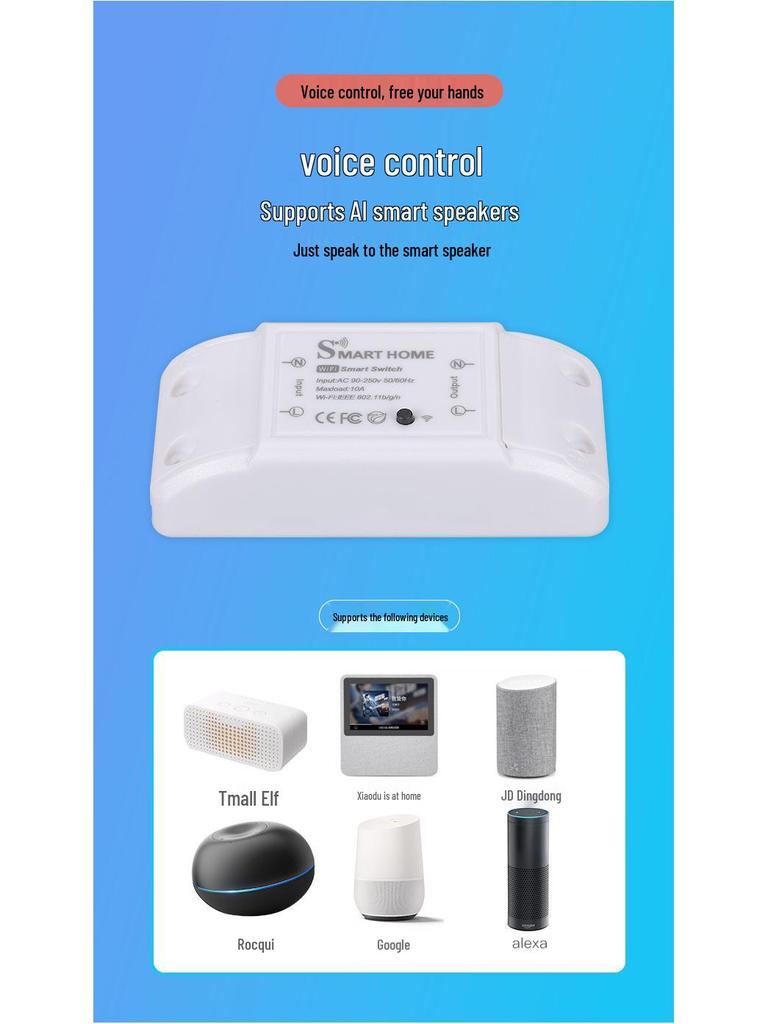 Tuya Smart Wi-Fi & Bluetooth Switch with Mobile Control