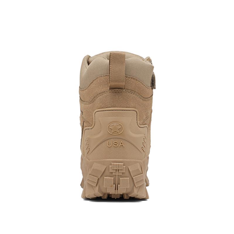 Bottes de Combat Tactiques d'Extérieur Hautes pour Hommes, Grandes Tailles