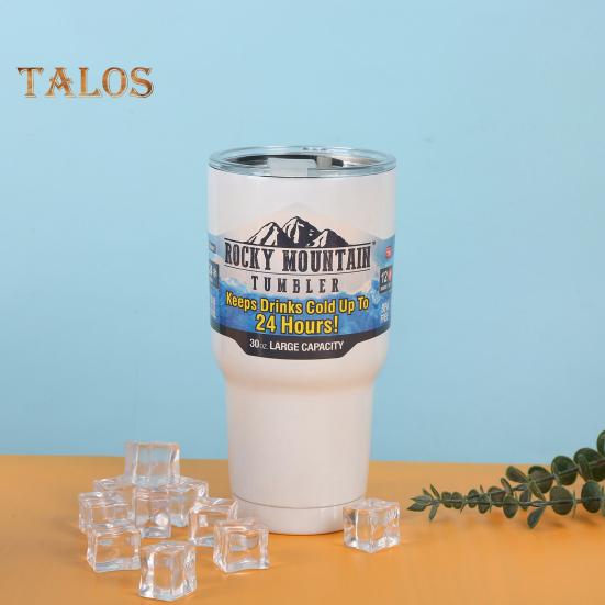 Stainless Steel Ice Cup 900ML Large Capacity Insulation Tumbler with Straw Car Coffee Cup for Hot Cold Drinks Water Tea Milk Office Outdoor Insulated