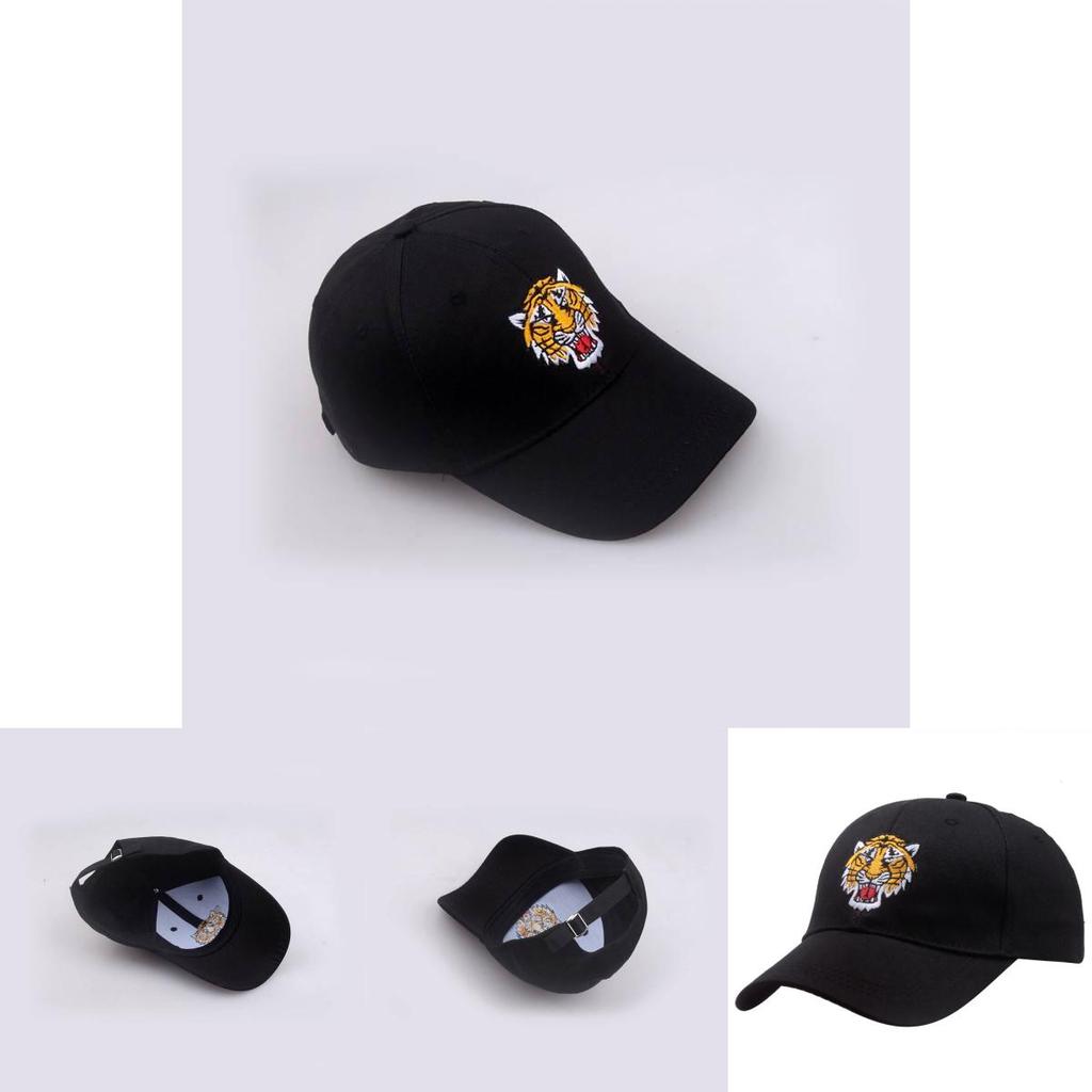 Casual Tiger Embroidered Baseball Hat For Skaters And Trendy Adults Sun Protection