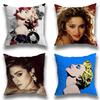 Madonna Singer Pillow Case Pillow Case Living Room Sofa Cushion Cover Suitable For Home Bedroom Room Decoration