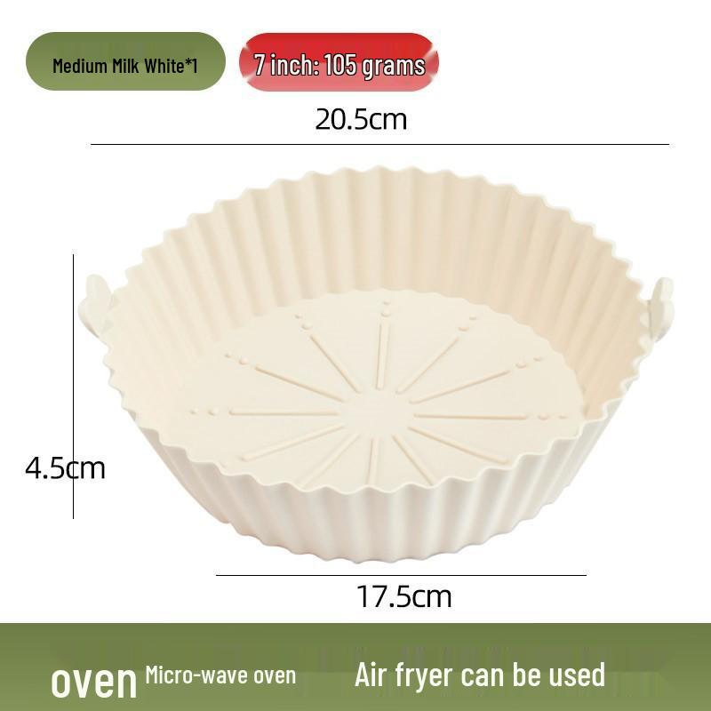 Silicone Air Fryer Mat: Heat-Resistant, Non-Stick Baking Mat for Round Pans