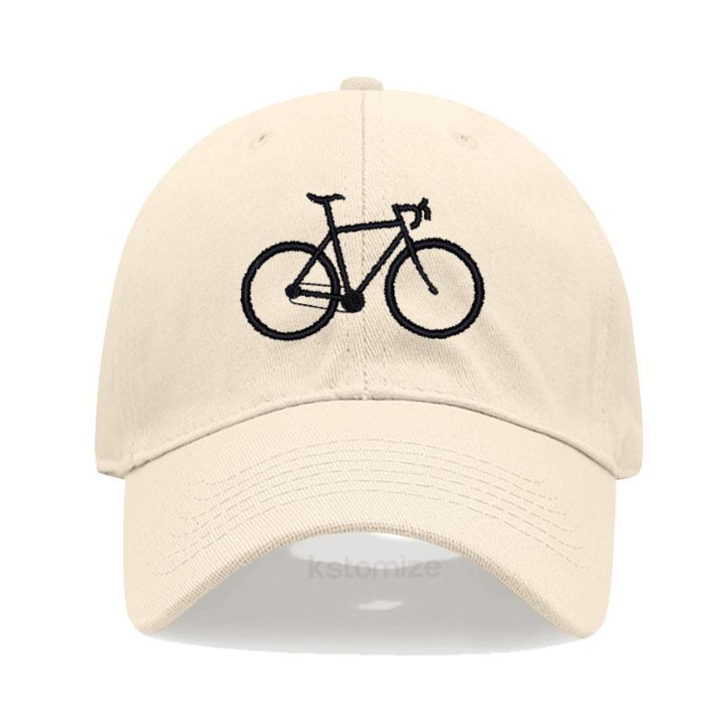 Soft Cotton Baseball Cap for Women Men Adjustable Fashion Bicycle Embroidered Dad Hat Unisex Classic Golf Caps