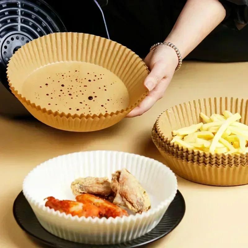 Air Fryer Paper Accessories Air Fryer Baking Cooking Paper Air Fryer Liner Parchment Aerogrill Paper Non-Stick Baking Tool