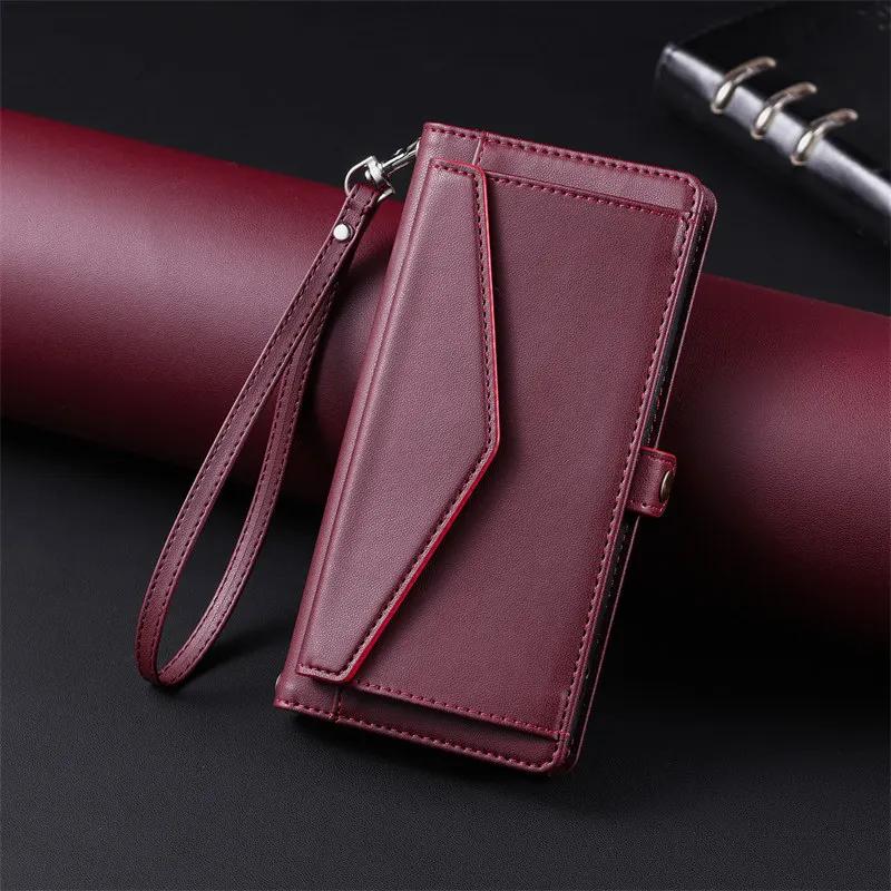 Crossbody Flip Leather Case For Google Pixel 10 9A 9 8 8A 7 6 Pro XL With Long Lanyard Wallet Card Phone Cover Coque Etui
