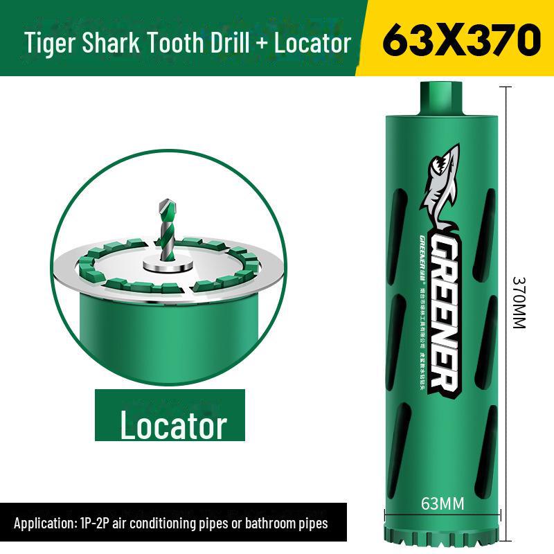 Green Forest Dry Drill Bit for Marble, Cement, Concrete, and AC Hole Opening (No Water Needed)