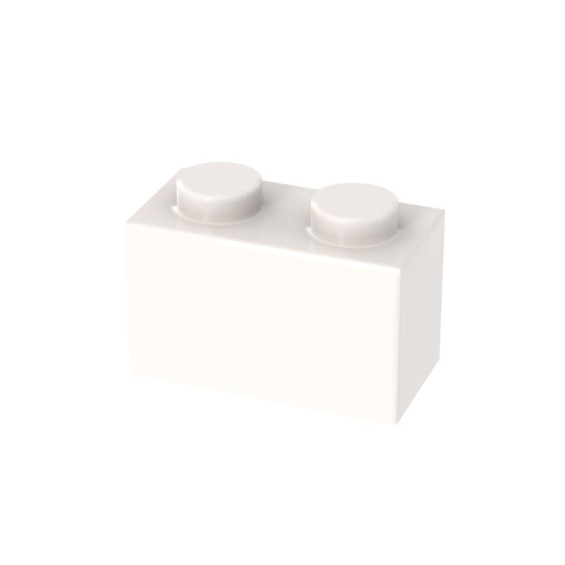 [FunBrick] 20/50/100PCS 1x2 Brick DIY Building Blocks Thick Figures Bricks Dots Creative Compatible With 3004 Toy f