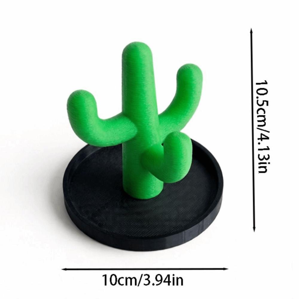 INS Jewelry Storage Tray Creative Bracelets Organizer Cute Cactus Trinkets Plate Photography Props