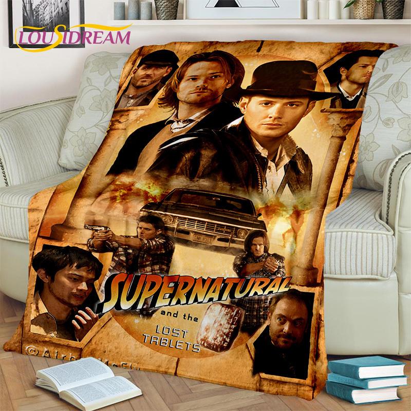 Supernatural Series 3D Blanket,Flannel Throw Blanket for Home Bedroom Bed Sofa Living Room Picnic Office Hiking Leisure Nap Gift