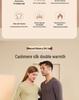 Men's and Women's Plus Velvet Thermal Underwear Set - Cashmere Silk Autumn Winter Base Layer